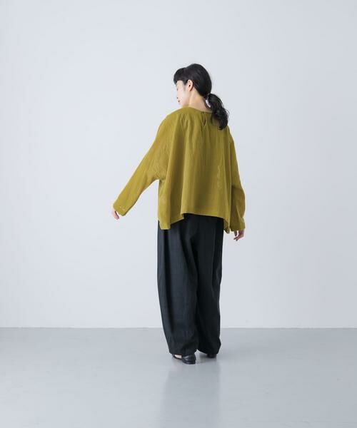 かぐれ / かぐれ シャツ・ブラウス | ウールガーゼワイドプルオーバー | 詳細3