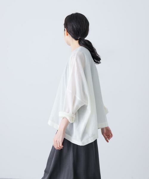 かぐれ / かぐれ シャツ・ブラウス | ウールガーゼワイドプルオーバー | 詳細14