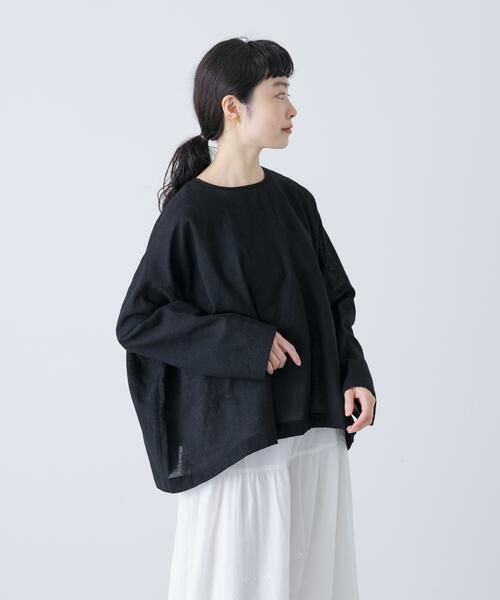 かぐれ / かぐれ シャツ・ブラウス | ウールガーゼワイドプルオーバー | 詳細21