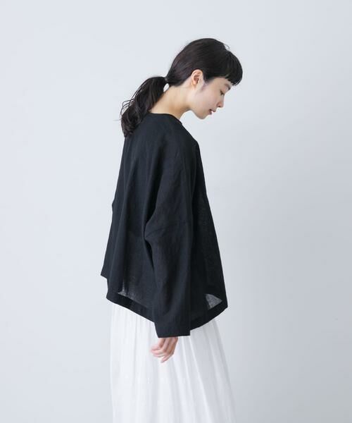かぐれ / かぐれ シャツ・ブラウス | ウールガーゼワイドプルオーバー | 詳細24