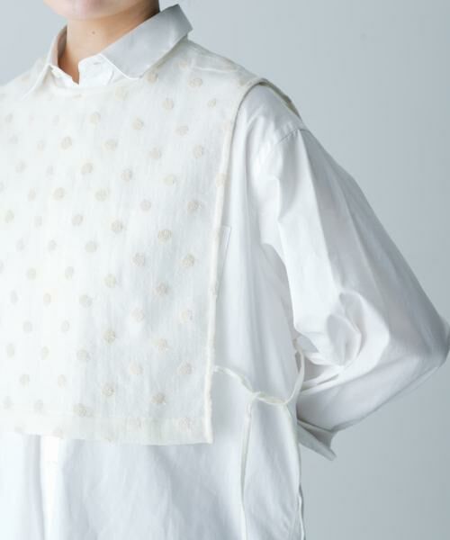 かぐれ / かぐれ ベスト | ドット刺繍ウールガーゼビブ | 詳細4