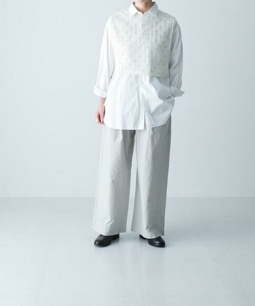 かぐれ / かぐれ ベスト | ドット刺繍ウールガーゼビブ | 詳細6