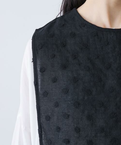 かぐれ / かぐれ ベスト | ドット刺繍ウールガーゼビブ | 詳細21