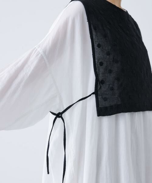 かぐれ / かぐれ ベスト | ドット刺繍ウールガーゼビブ | 詳細22