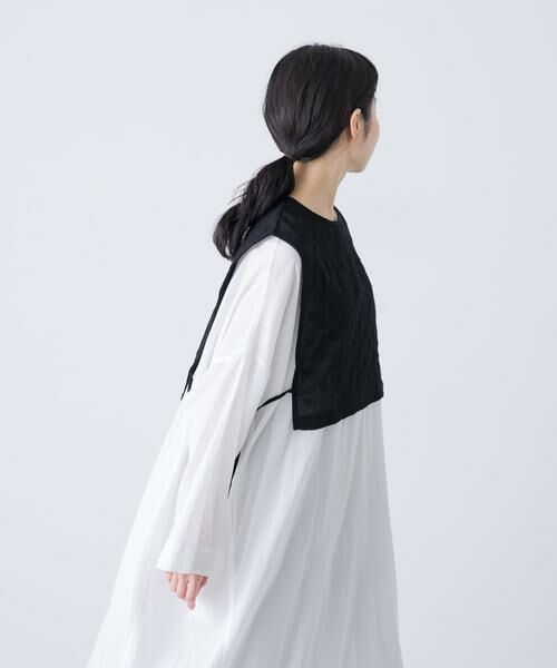 かぐれ / かぐれ ベスト | ドット刺繍ウールガーゼビブ | 詳細13