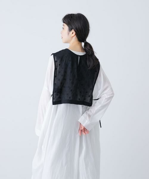 かぐれ / かぐれ ベスト | ドット刺繍ウールガーゼビブ | 詳細14