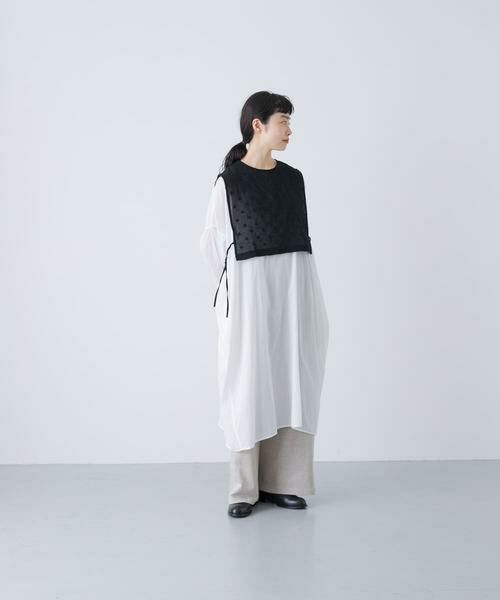 かぐれ / かぐれ ベスト | ドット刺繍ウールガーゼビブ | 詳細16