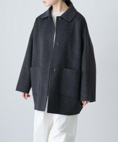 かぐれ / かぐれ その他アウター | ウールステンカラーショートコート