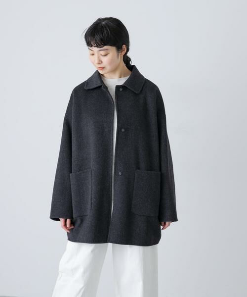 かぐれ / かぐれ その他アウター | ウールステンカラーショートコート | 詳細14