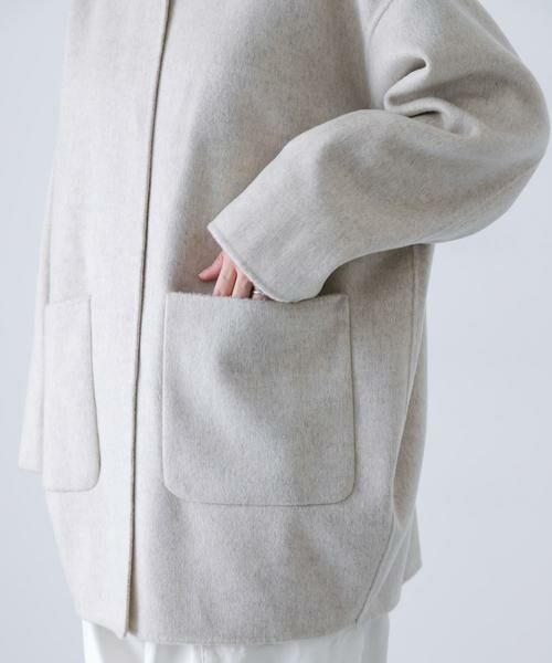 かぐれ / かぐれ その他アウター | ウールステンカラーショートコート | 詳細30