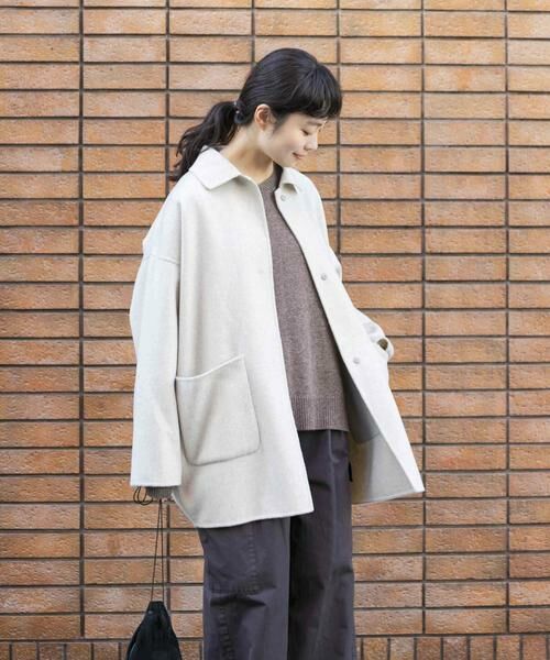 かぐれ / かぐれ その他アウター | ウールステンカラーショートコート | 詳細22