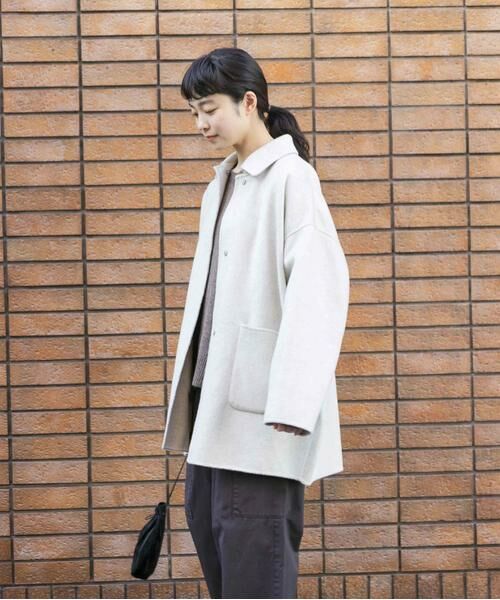 かぐれ / かぐれ その他アウター | ウールステンカラーショートコート | 詳細23