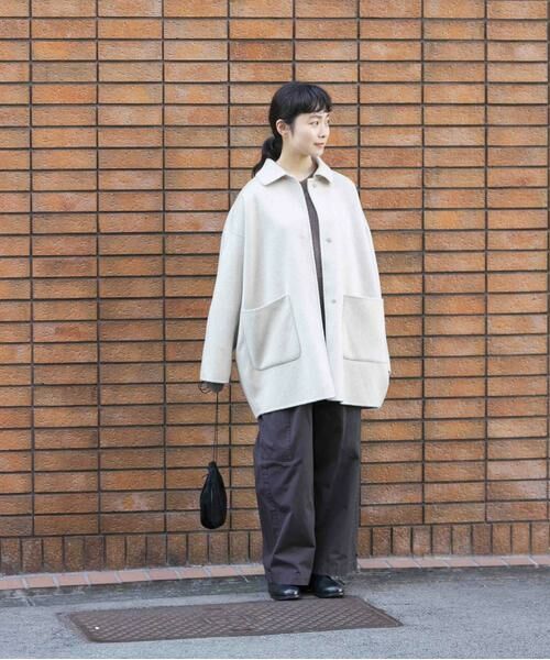 かぐれ / かぐれ その他アウター | ウールステンカラーショートコート | 詳細24