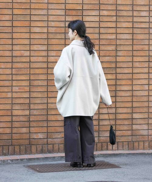 かぐれ / かぐれ その他アウター | ウールステンカラーショートコート | 詳細26