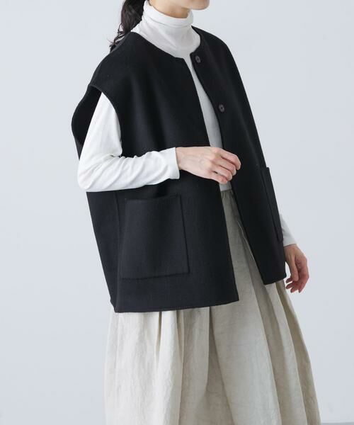 かぐれ / かぐれ その他アウター | ウールリバーベスト | 詳細3