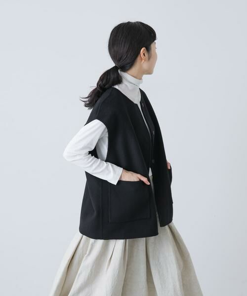 かぐれ / かぐれ その他アウター | ウールリバーベスト | 詳細4