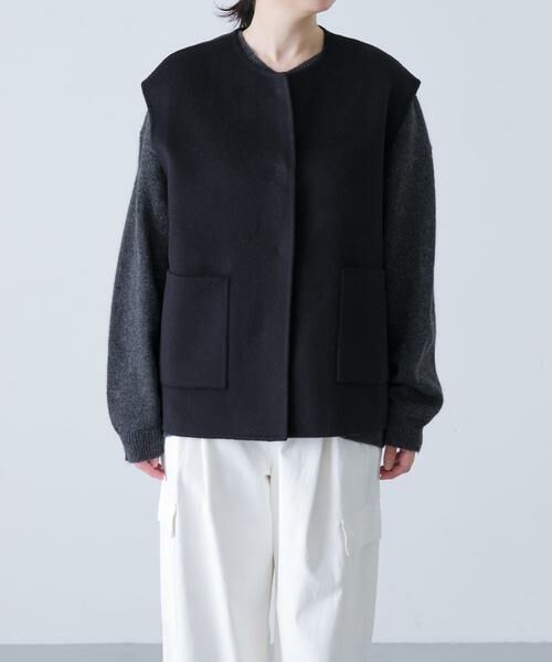 かぐれ / かぐれ その他アウター | ウールリバーベスト | 詳細7
