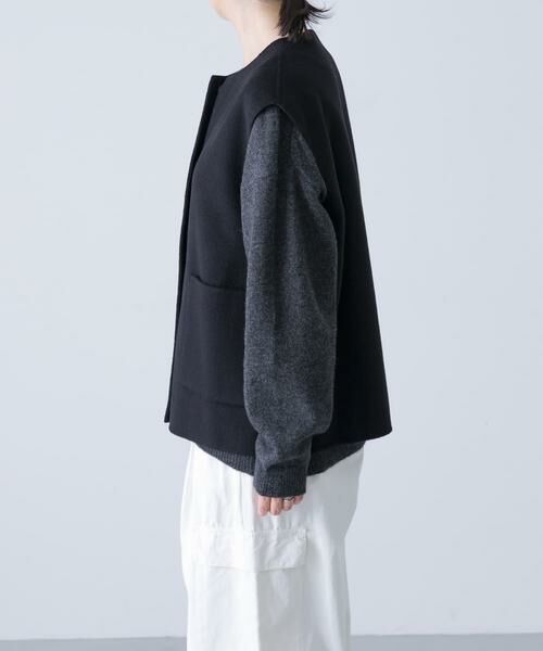 かぐれ / かぐれ その他アウター | ウールリバーベスト | 詳細8