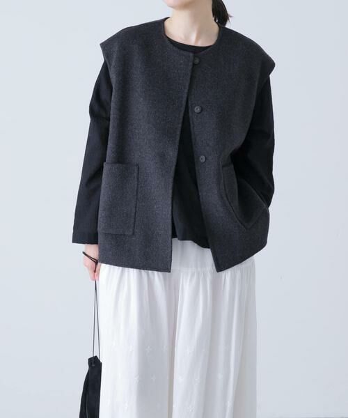 かぐれ / かぐれ その他アウター | ウールリバーベスト | 詳細19