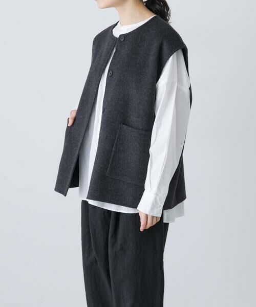 かぐれ / かぐれ その他アウター | ウールリバーベスト | 詳細21