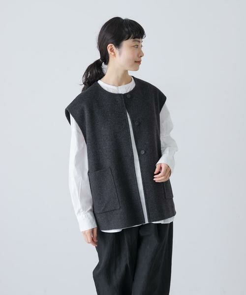 かぐれ / かぐれ その他アウター | ウールリバーベスト | 詳細22