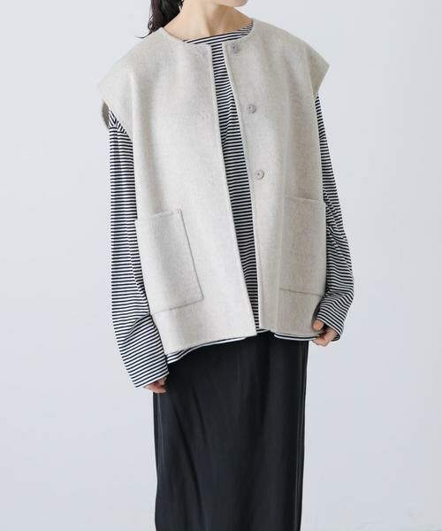 かぐれ / かぐれ その他アウター | ウールリバーベスト | 詳細28