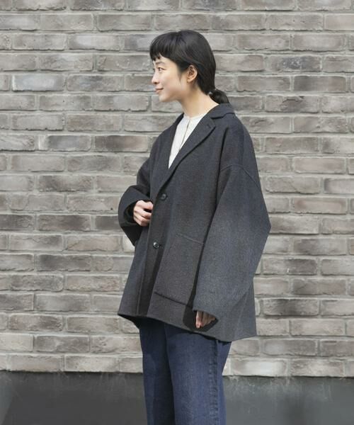 かぐれ / かぐれ その他アウター | ウールテーラードショートコート | 詳細15