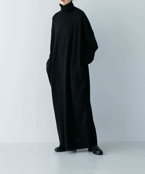 かぐれ / かぐれ ワンピース | 『2サイズ展開』ラムウールニットワンピース(ブラック)