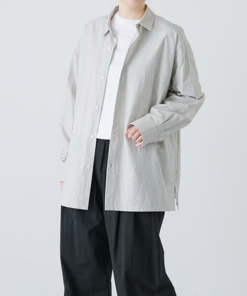 かぐれ / かぐれ シャツ・ブラウス | 『ユニセックス』コットンレギュラーカラーボックスシャツ | 詳細9
