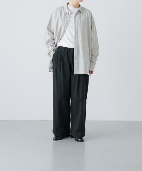 かぐれ / かぐれ シャツ・ブラウス | 『ユニセックス』コットンレギュラーカラーボックスシャツ | 詳細11