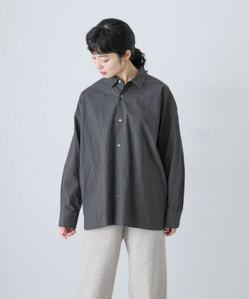 かぐれ / かぐれ シャツ・ブラウス | 『ユニセックス』コットンレギュラーカラーボックスシャツ | 詳細18