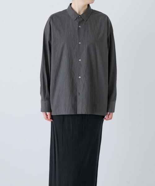 かぐれ / かぐれ シャツ・ブラウス | 『ユニセックス』コットンレギュラーカラーボックスシャツ | 詳細24