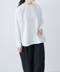 かぐれ / かぐれ シャツ・ブラウス | コットンクルーネックプルオーバーシャツ