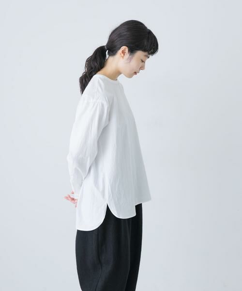 かぐれ / かぐれ シャツ・ブラウス | コットンクルーネックプルオーバーシャツ | 詳細2