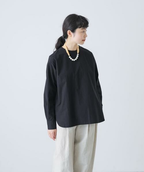 かぐれ / かぐれ シャツ・ブラウス | コットンクルーネックプルオーバーシャツ | 詳細15