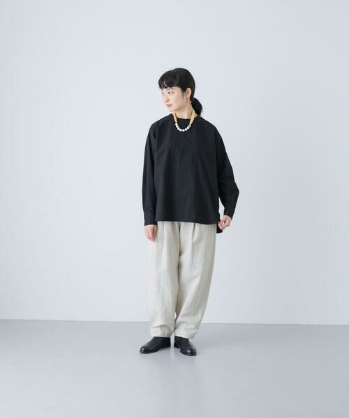 かぐれ / かぐれ シャツ・ブラウス | コットンクルーネックプルオーバーシャツ | 詳細17