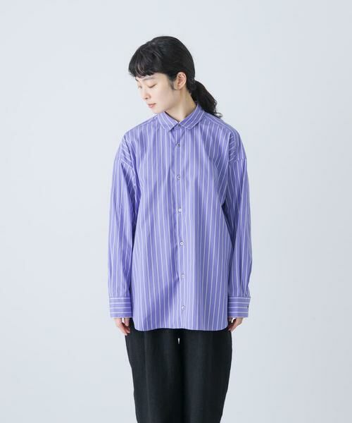 かぐれ / かぐれ シャツ・ブラウス | コットンストライプレギュラーシャツ | 詳細7
