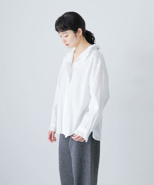 かぐれ / かぐれ シャツ・ブラウス | Ruffle collar shirt | 詳細1