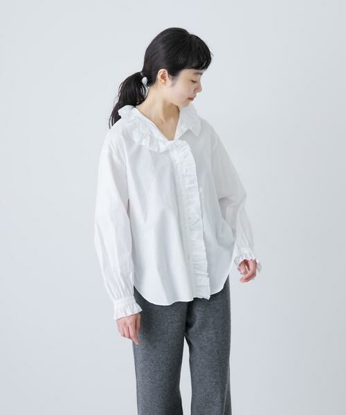 かぐれ / かぐれ シャツ・ブラウス | Ruffle collar shirt | 詳細2