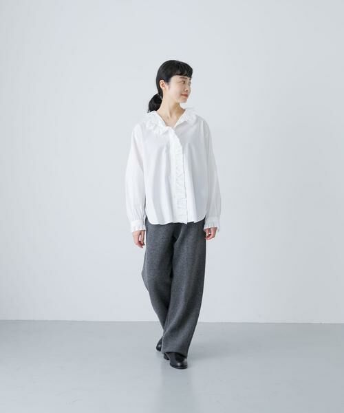 かぐれ / かぐれ シャツ・ブラウス | Ruffle collar shirt | 詳細4