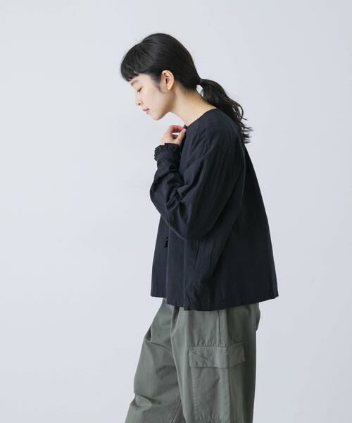 かぐれ / かぐれ シャツ・ブラウス | コットンシルクフリルブラウス | 詳細2