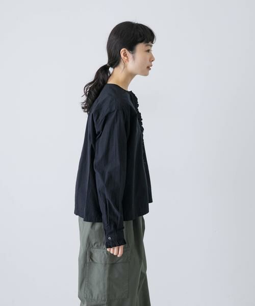 かぐれ / かぐれ シャツ・ブラウス | コットンシルクフリルブラウス | 詳細3