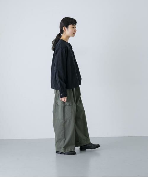 かぐれ / かぐれ シャツ・ブラウス | コットンシルクフリルブラウス | 詳細5