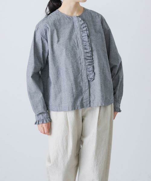 かぐれ / かぐれ シャツ・ブラウス | コットンシルクフリルブラウス | 詳細9