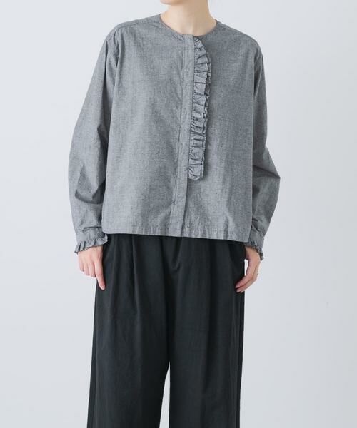 かぐれ / かぐれ シャツ・ブラウス | コットンシルクフリルブラウス | 詳細12