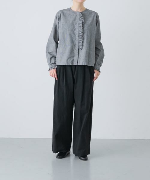 かぐれ / かぐれ シャツ・ブラウス | コットンシルクフリルブラウス | 詳細13