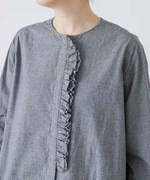 かぐれ / かぐれ シャツ・ブラウス | コットンシルクフリルブラウス | 詳細17