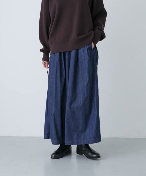 かぐれ / かぐれ デニムパンツ | デニムタックワイドパンツ | 詳細1