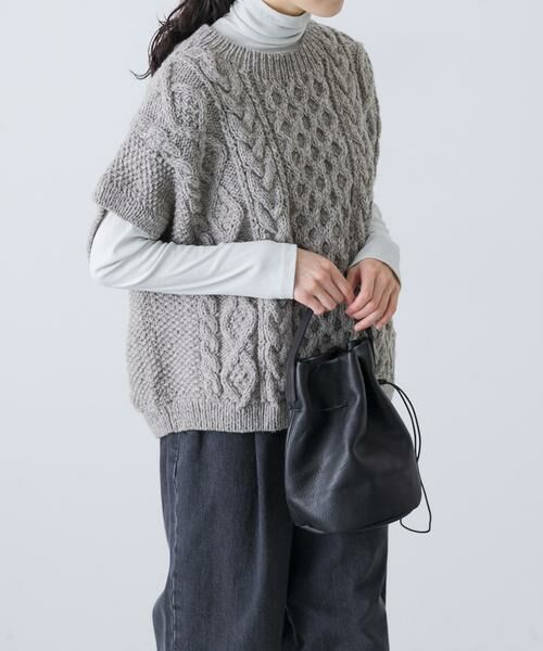 かぐれ / かぐれ ニット・セーター | ペルーアランワイドベスト | 詳細9