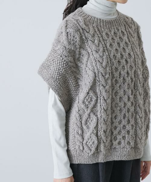 かぐれ / かぐれ ニット・セーター | ペルーアランワイドベスト | 詳細18